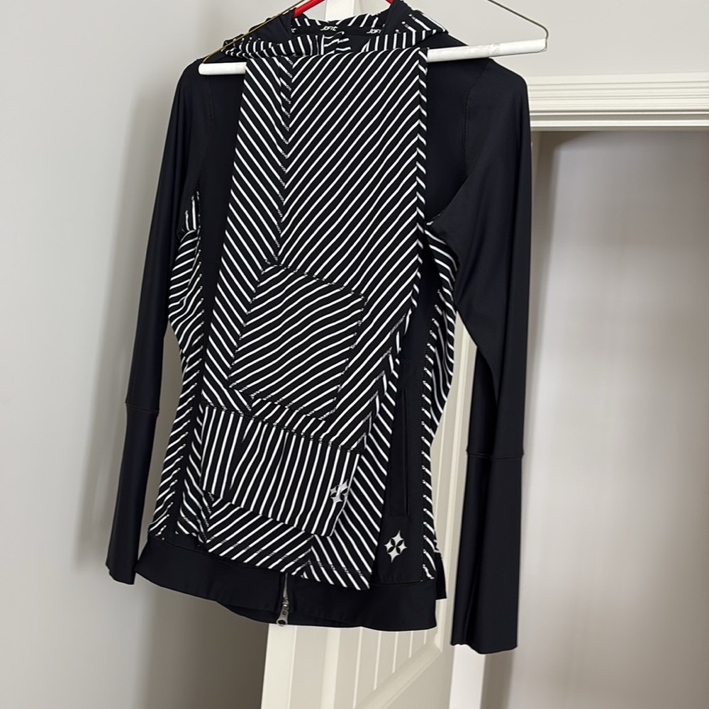 Jo Fit zip jacket size med wide leg pants size smalll